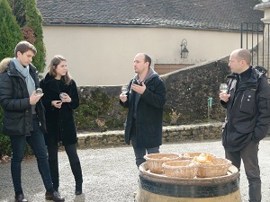 Organic wine tasting in Santenay, Burgundy, France